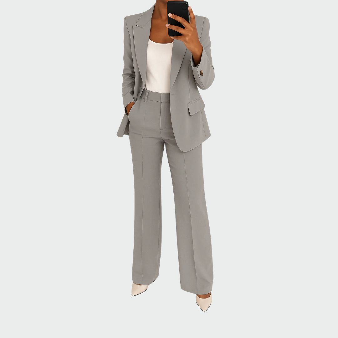 Maarja™ – Elegantne kahekordne tweed kostüüm