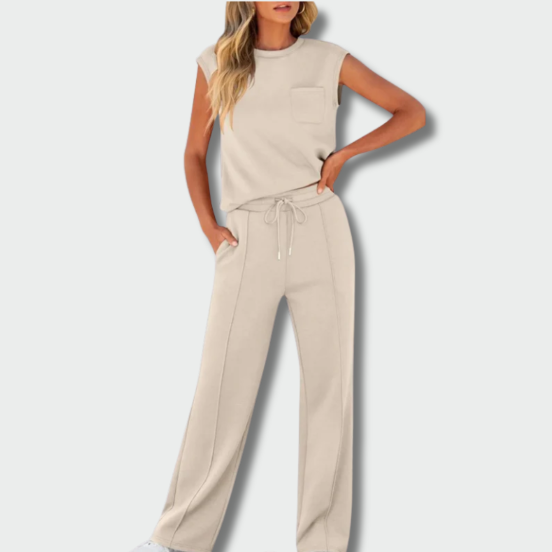 Sandra™ – Kaheosaline sügisene elegantne kostüüm