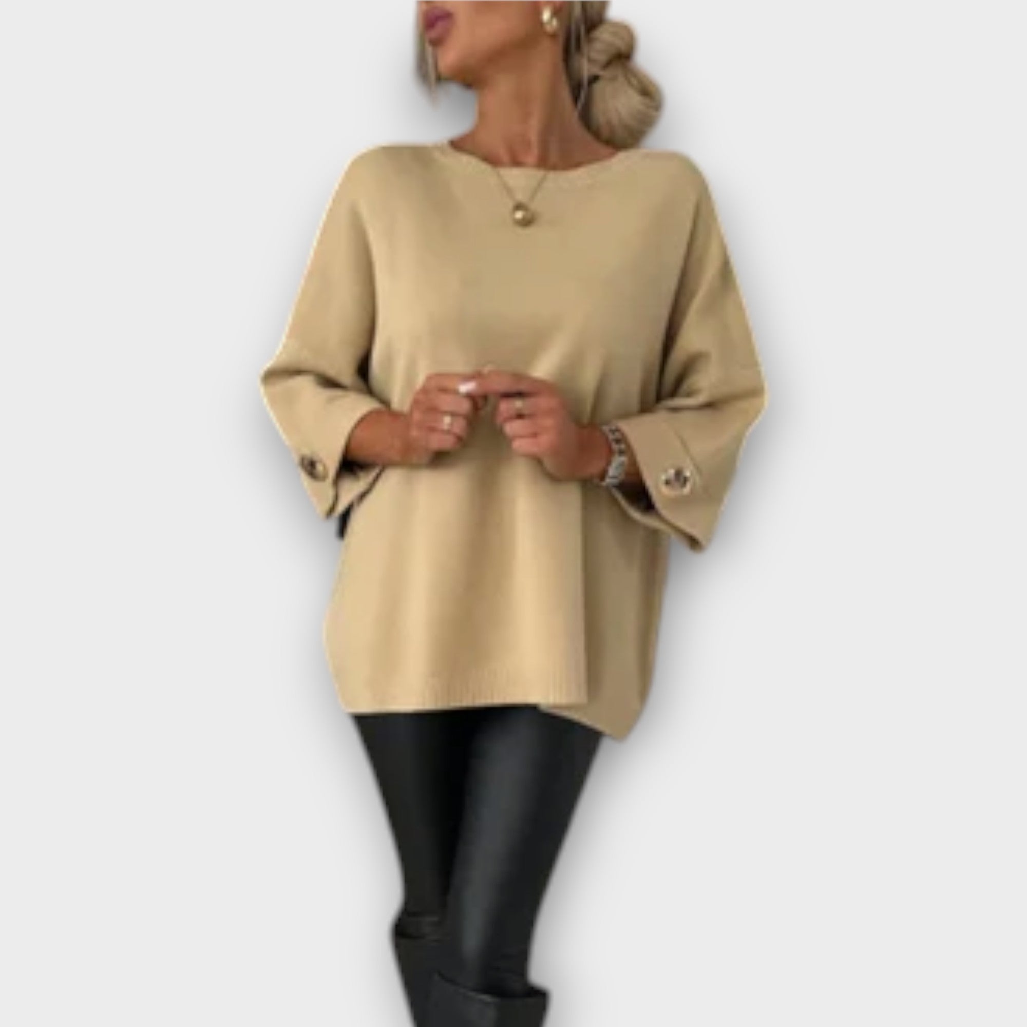 Izabelė - Elegantselt Kootud Bluson