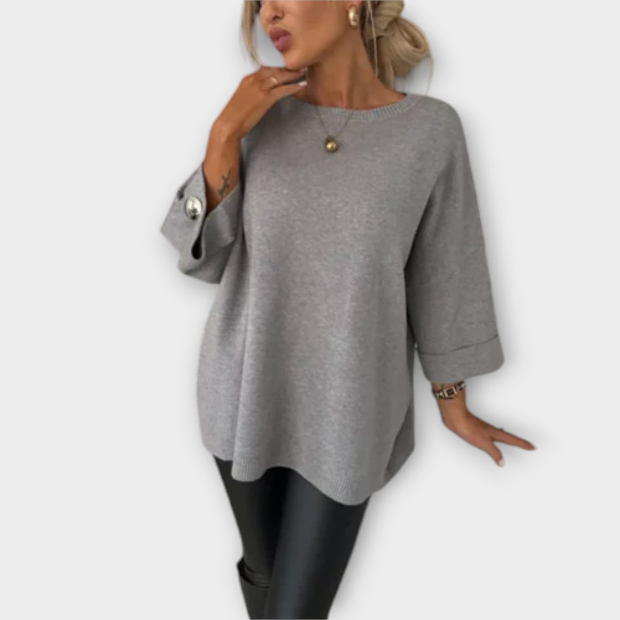 Izabelė - Elegantselt Kootud Bluson