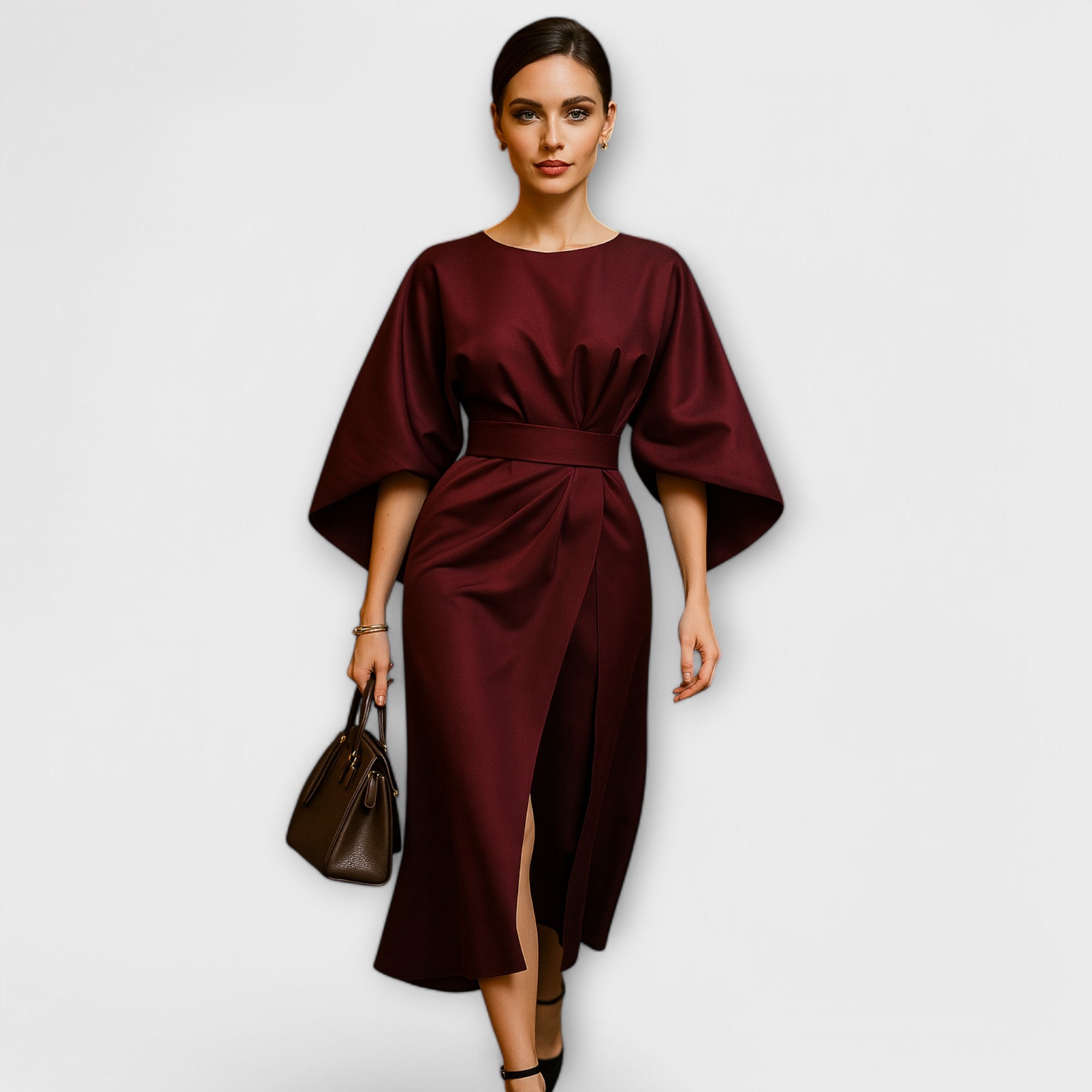 Sonia - Elegantne kleit varrukatega