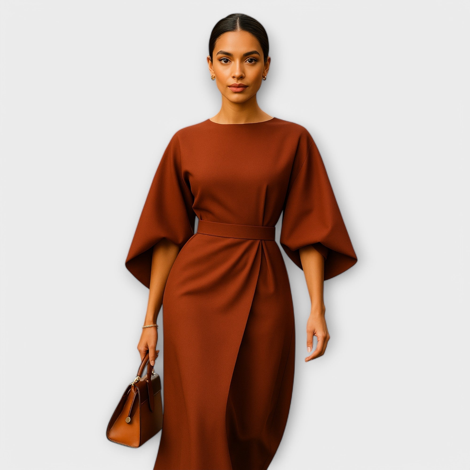 Sonia - Elegantne kleit varrukatega