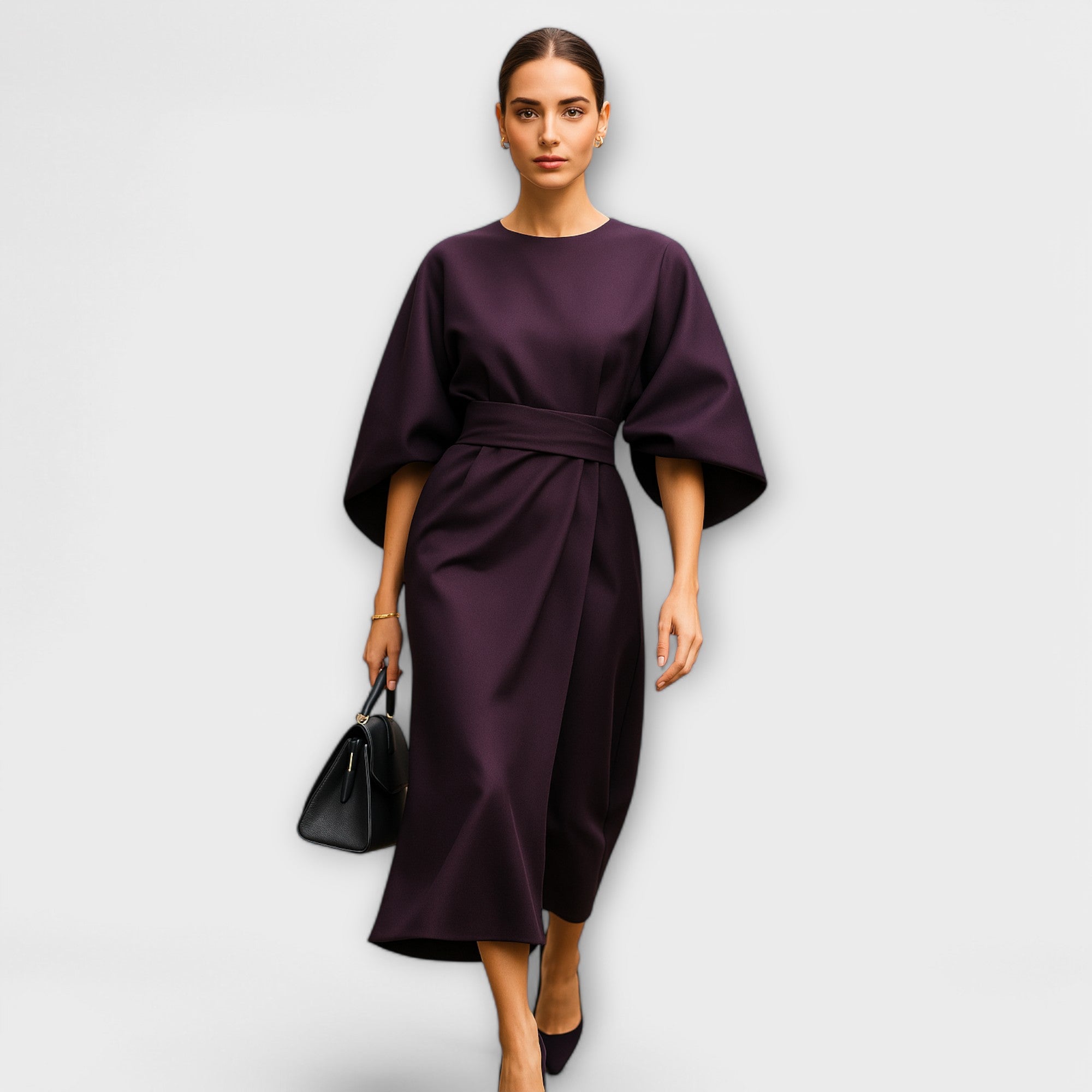 Sonia - Elegantne kleit varrukatega