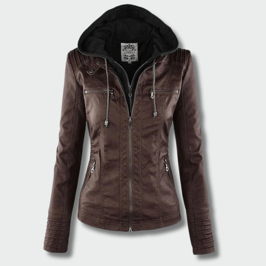 Gabija™ – Elegantne Nahkjakker Sügisel