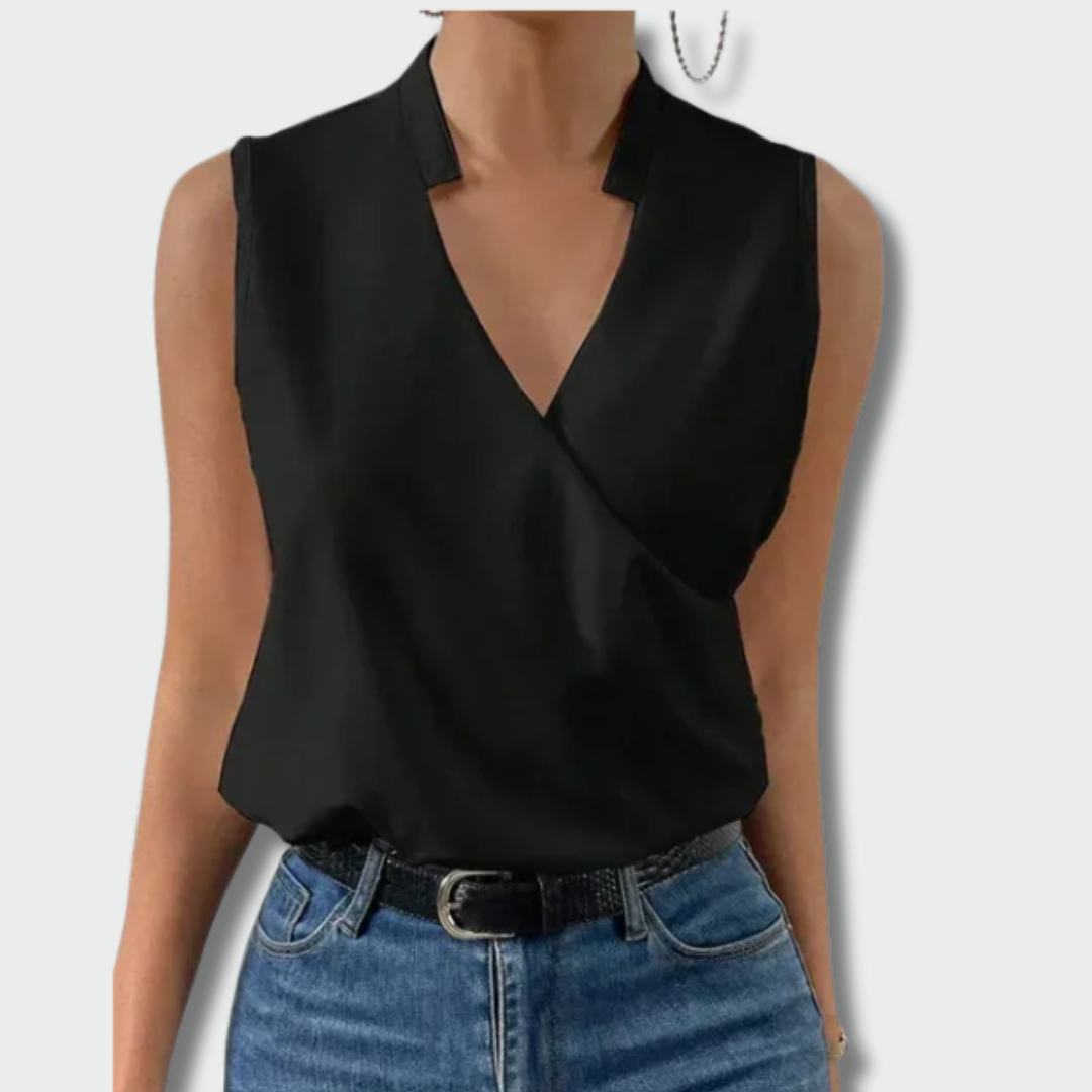 Meda™ – Pehme top V-kaelusega