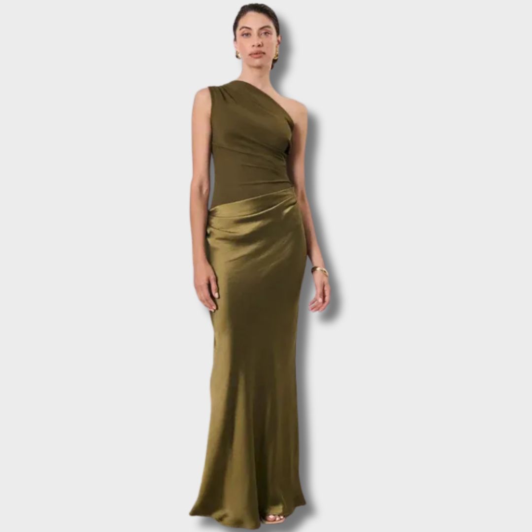 Karolina™ – Elegantsed Satiin Kleit