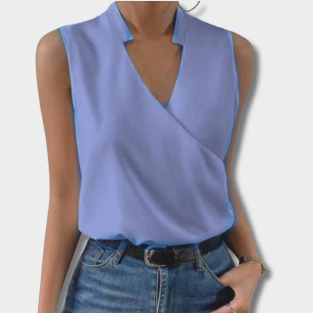 Meda™ – Pehme top V-kaelusega