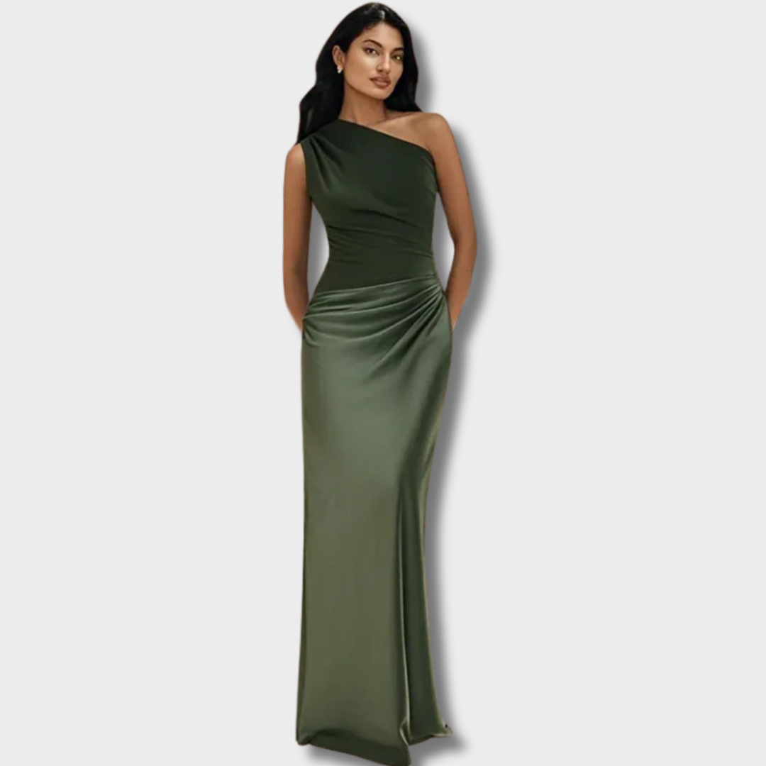 Karolina™ – Elegantsed Satiin Kleit