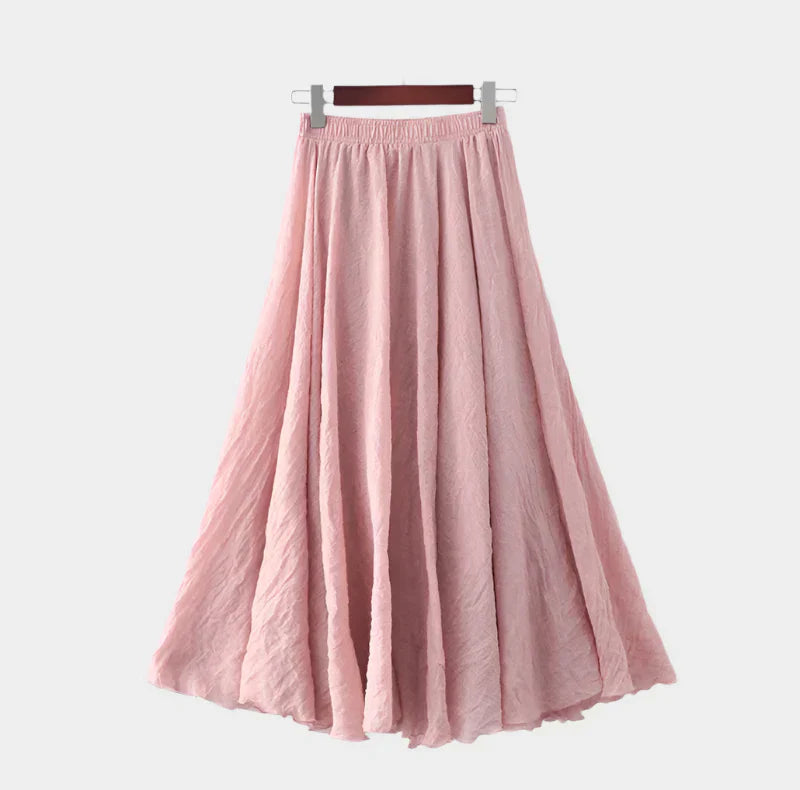 Elegantne Kõrge Vöökoht Seelik