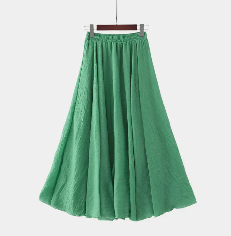Elegantne Kõrge Vöökoht Seelik