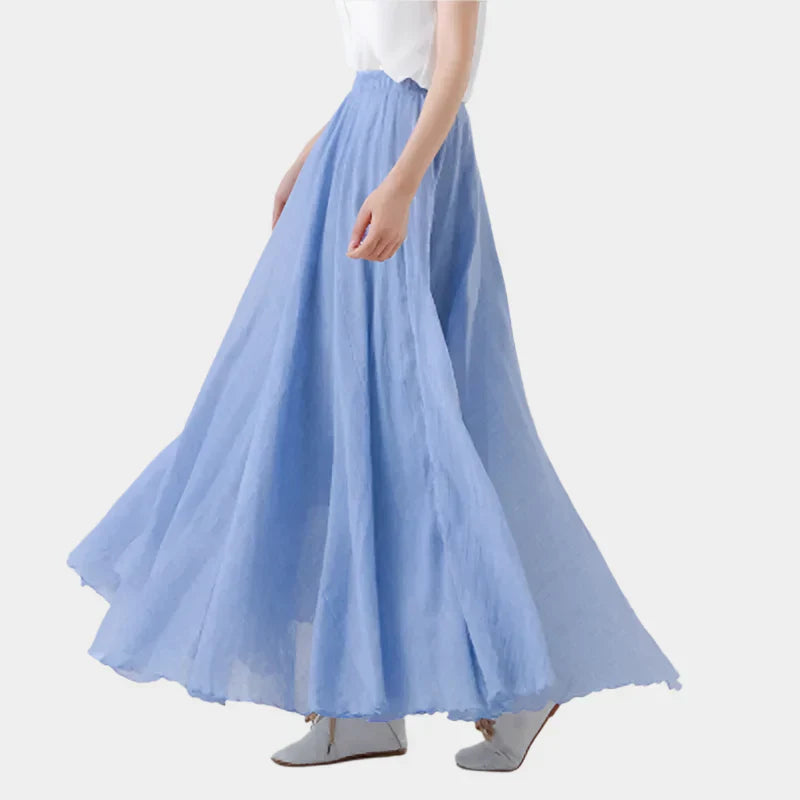 Elegantne Kõrge Vöökoht Seelik