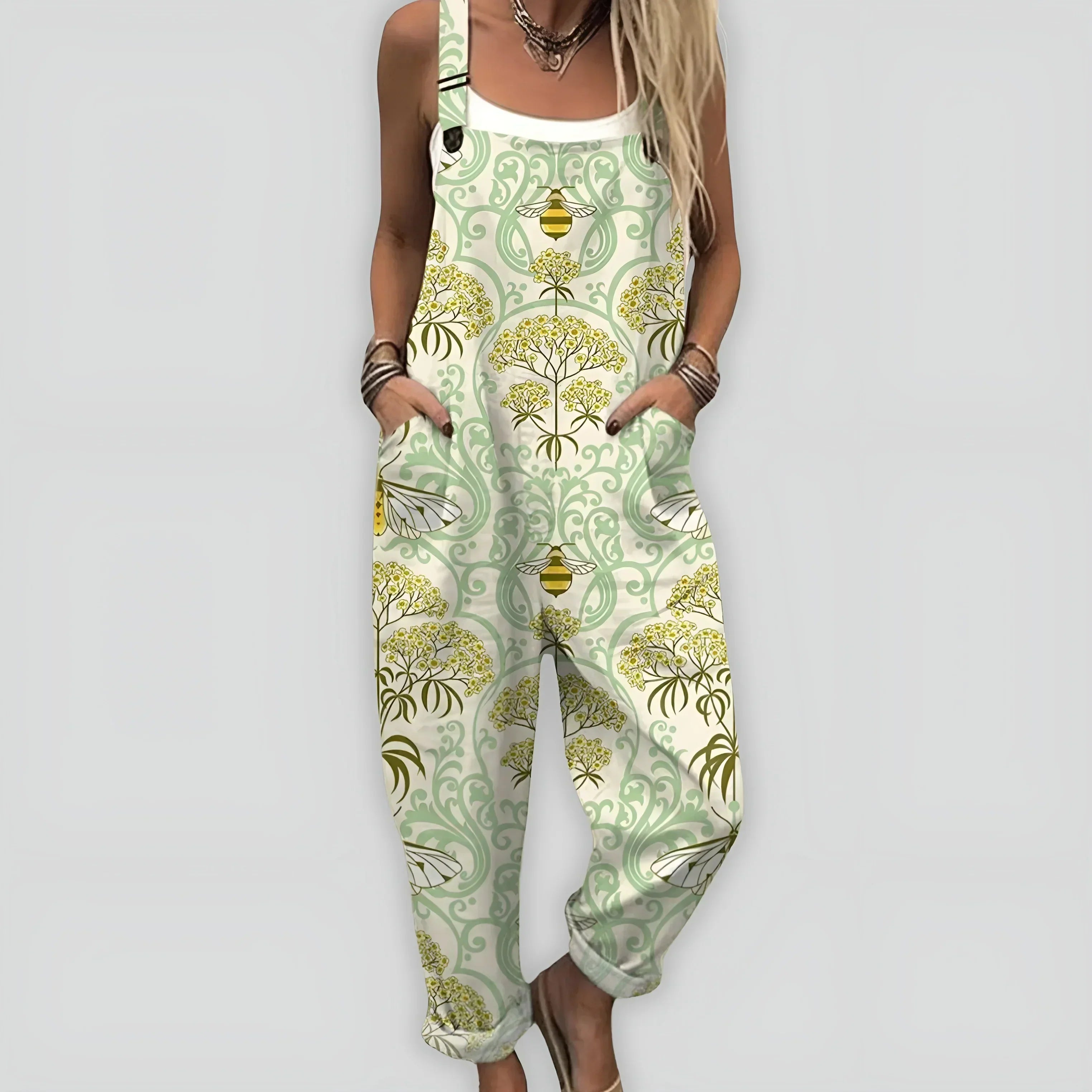 Mugav ja Stiilne Jumpsuit Vaba Siluetiga