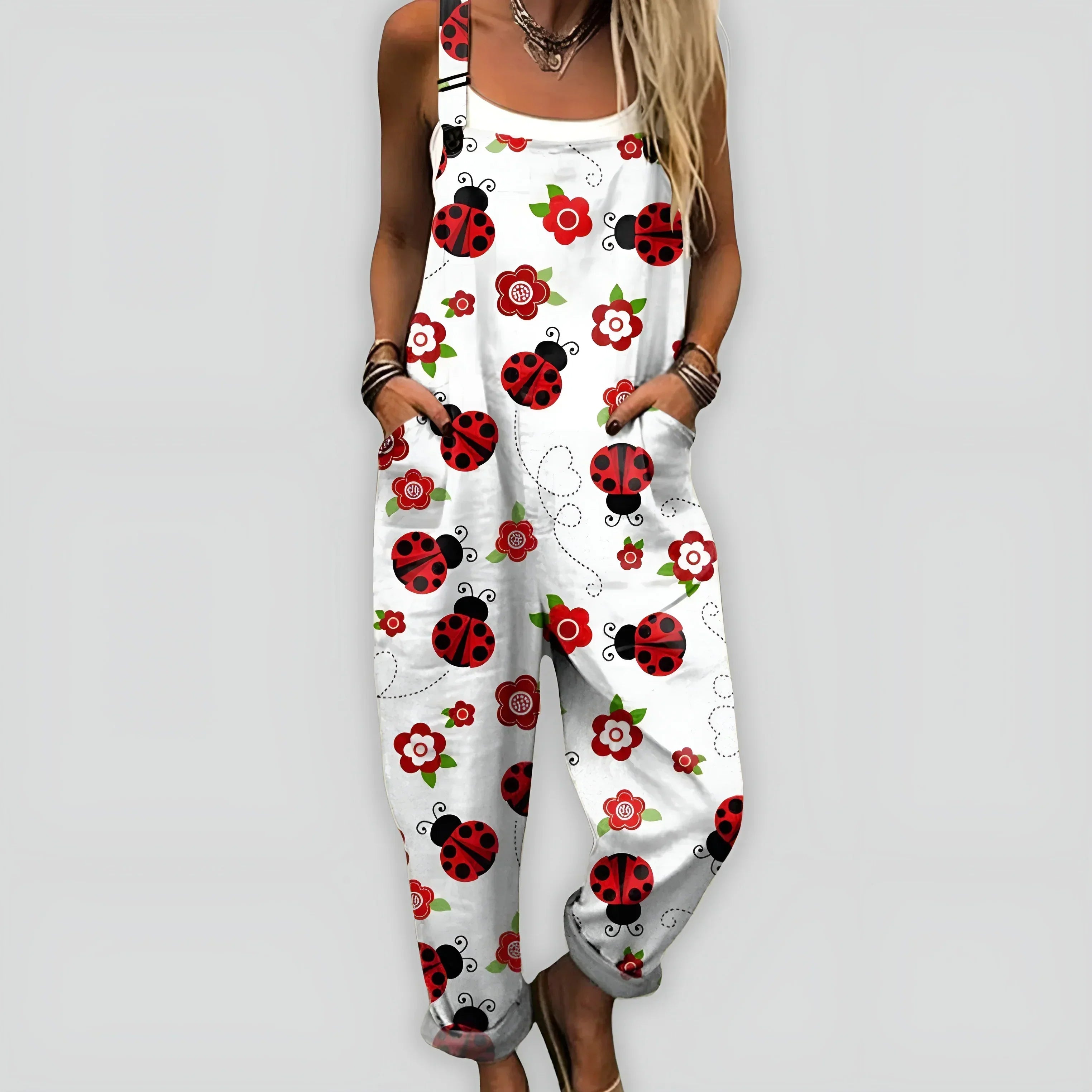 Mugav ja Stiilne Jumpsuit Vaba Siluetiga