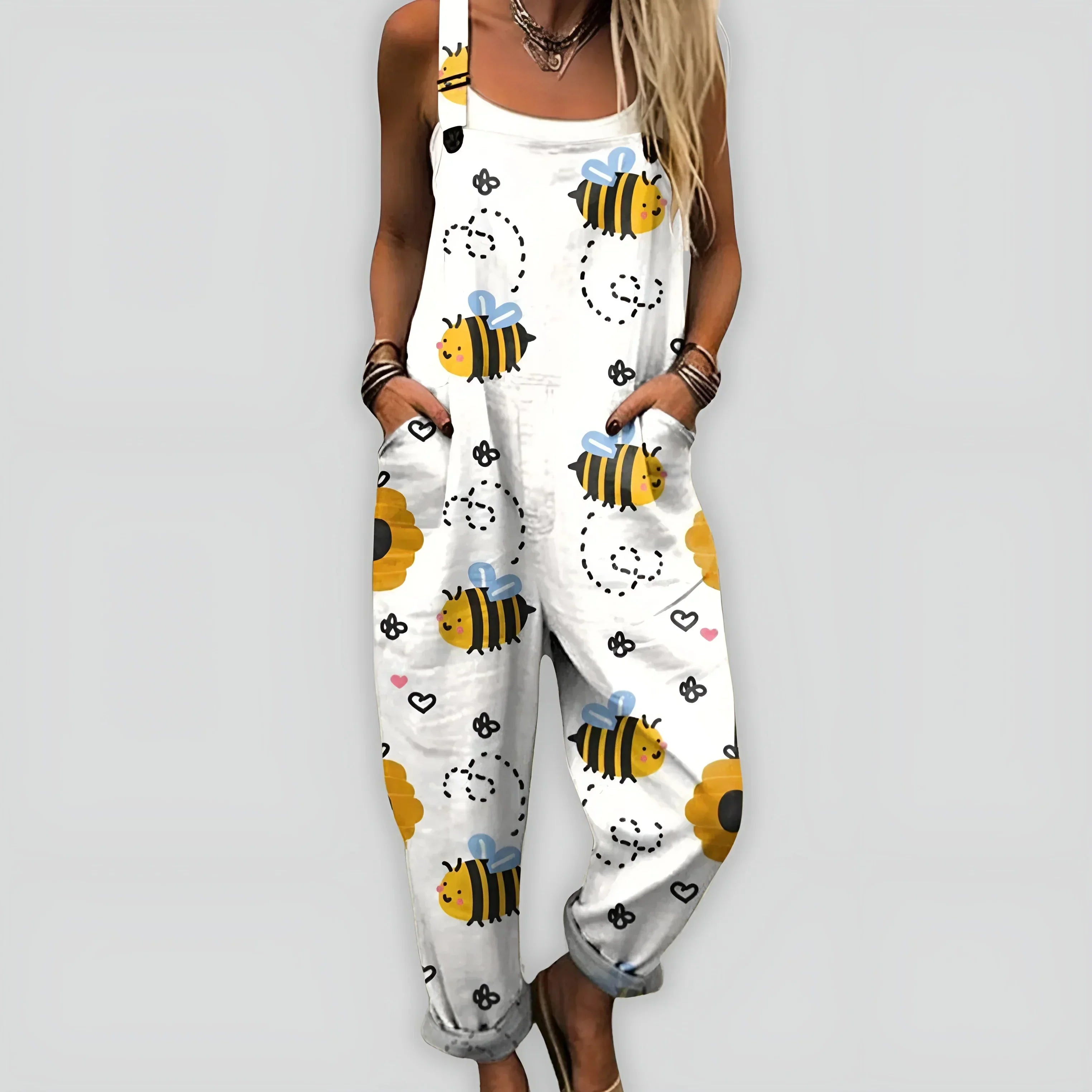 Mugav ja Stiilne Jumpsuit Vaba Siluetiga