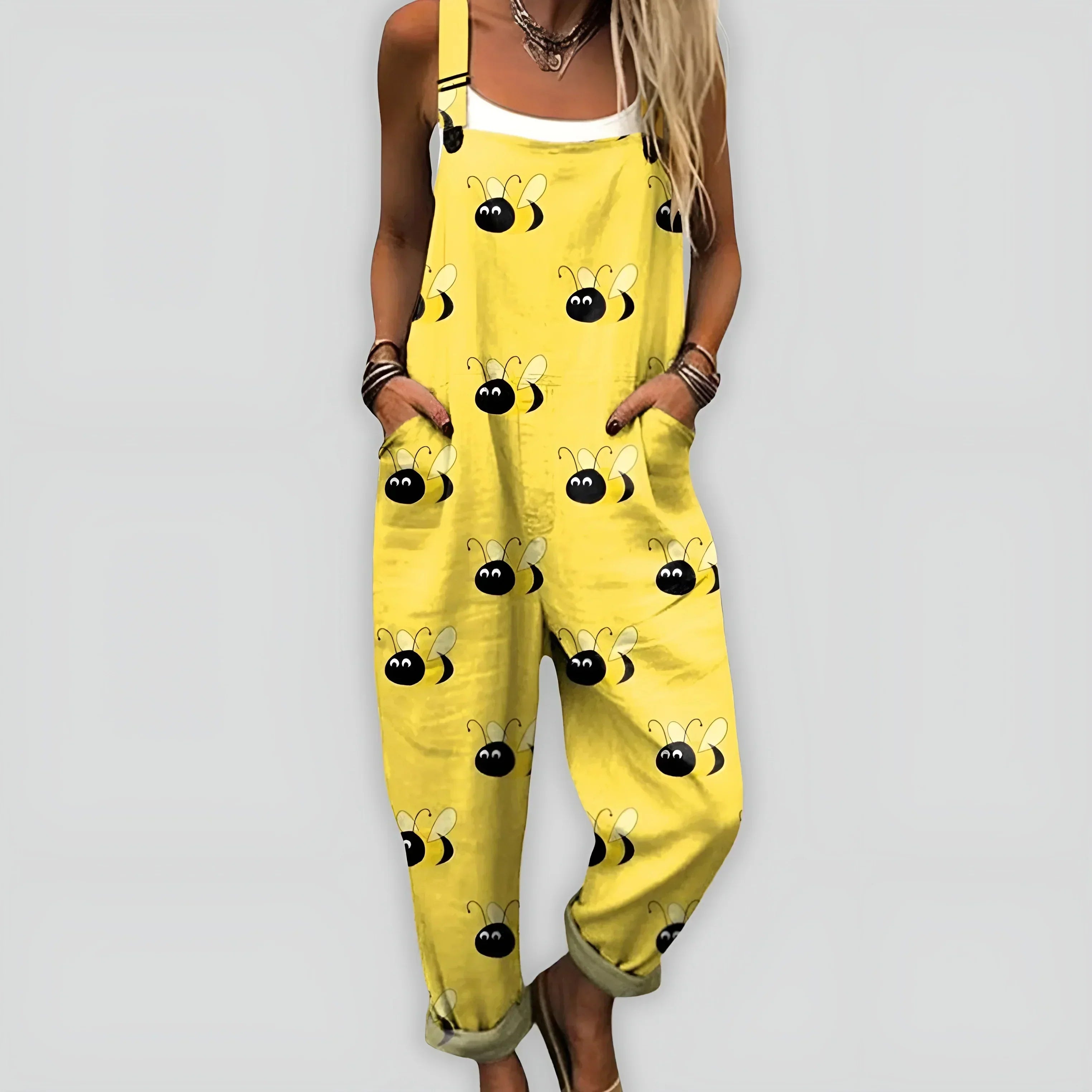 Mugav ja Stiilne Jumpsuit Vaba Siluetiga