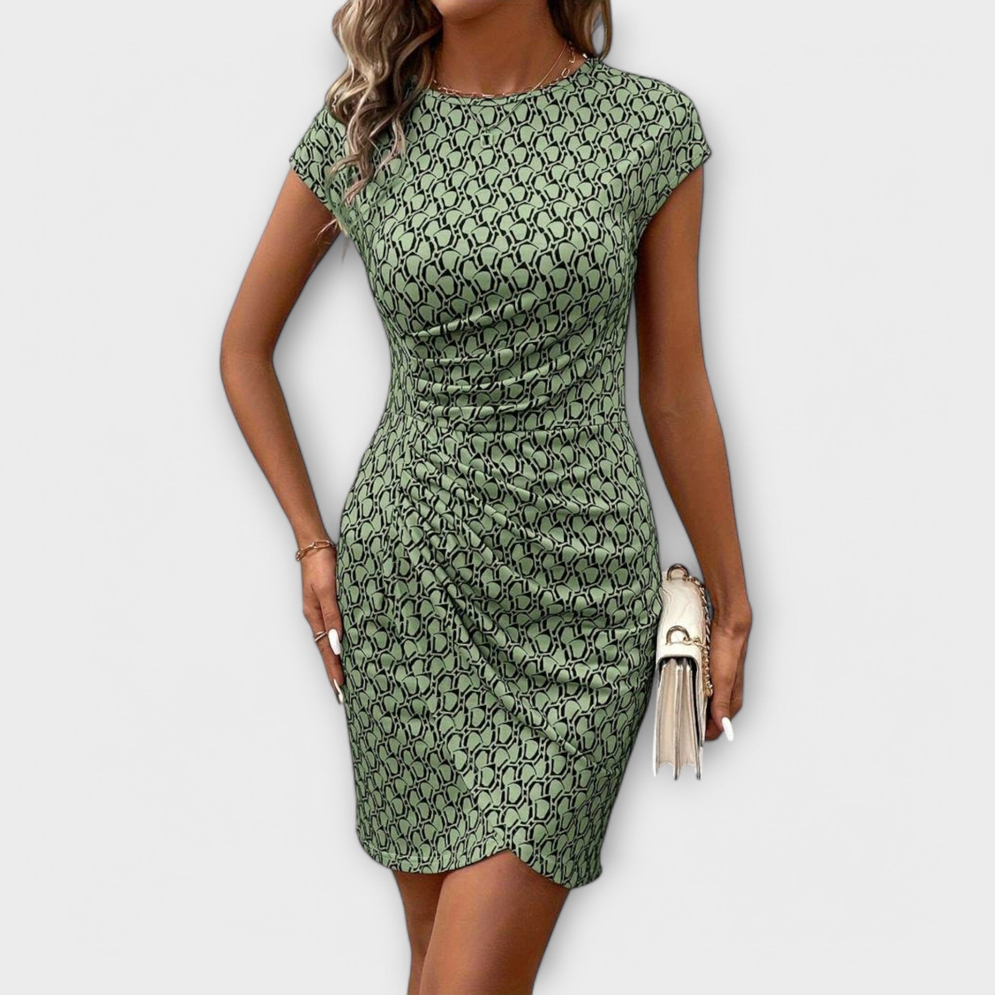 Patrícia - Lühikeste Varrukatega Tulp Kleid