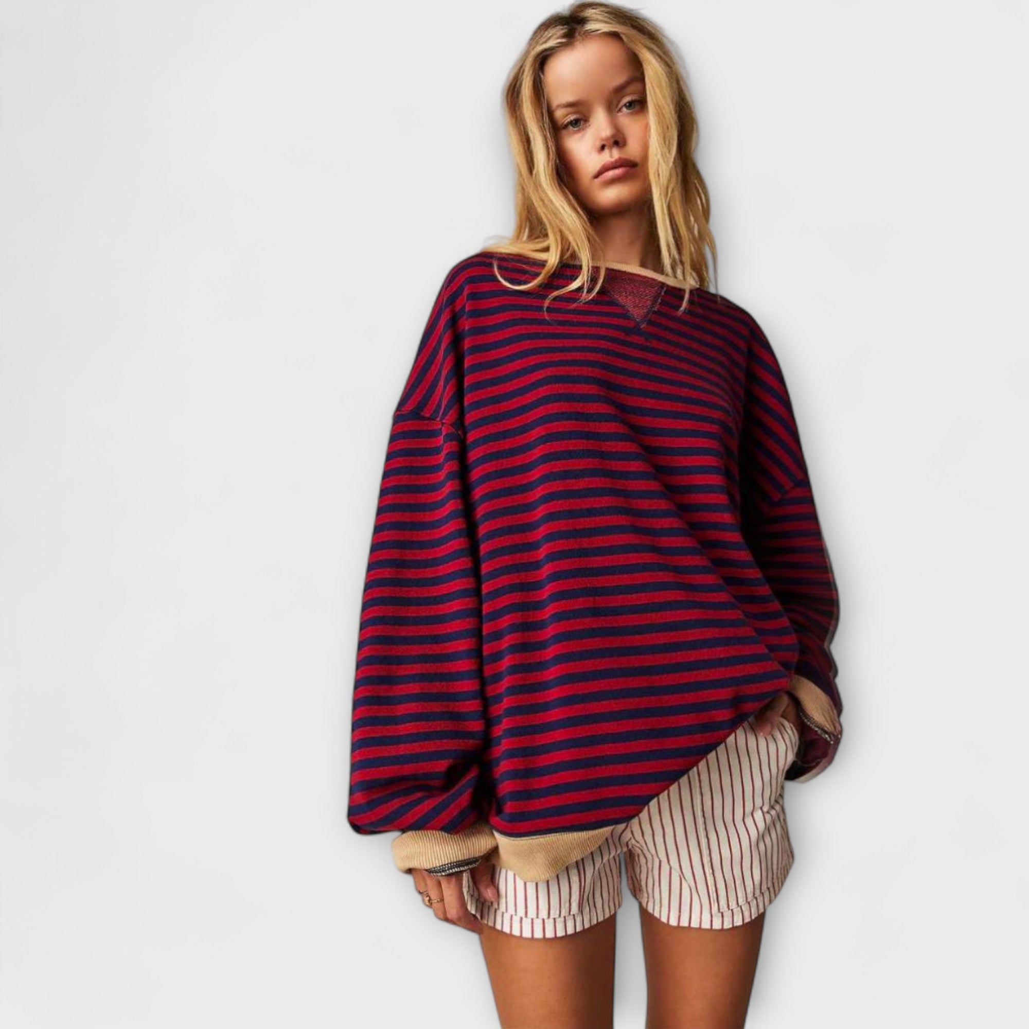 Merga - Triibuline Oversize Kampsun