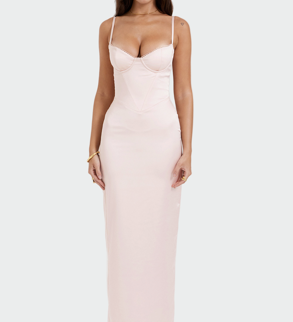 Satiin Kleid