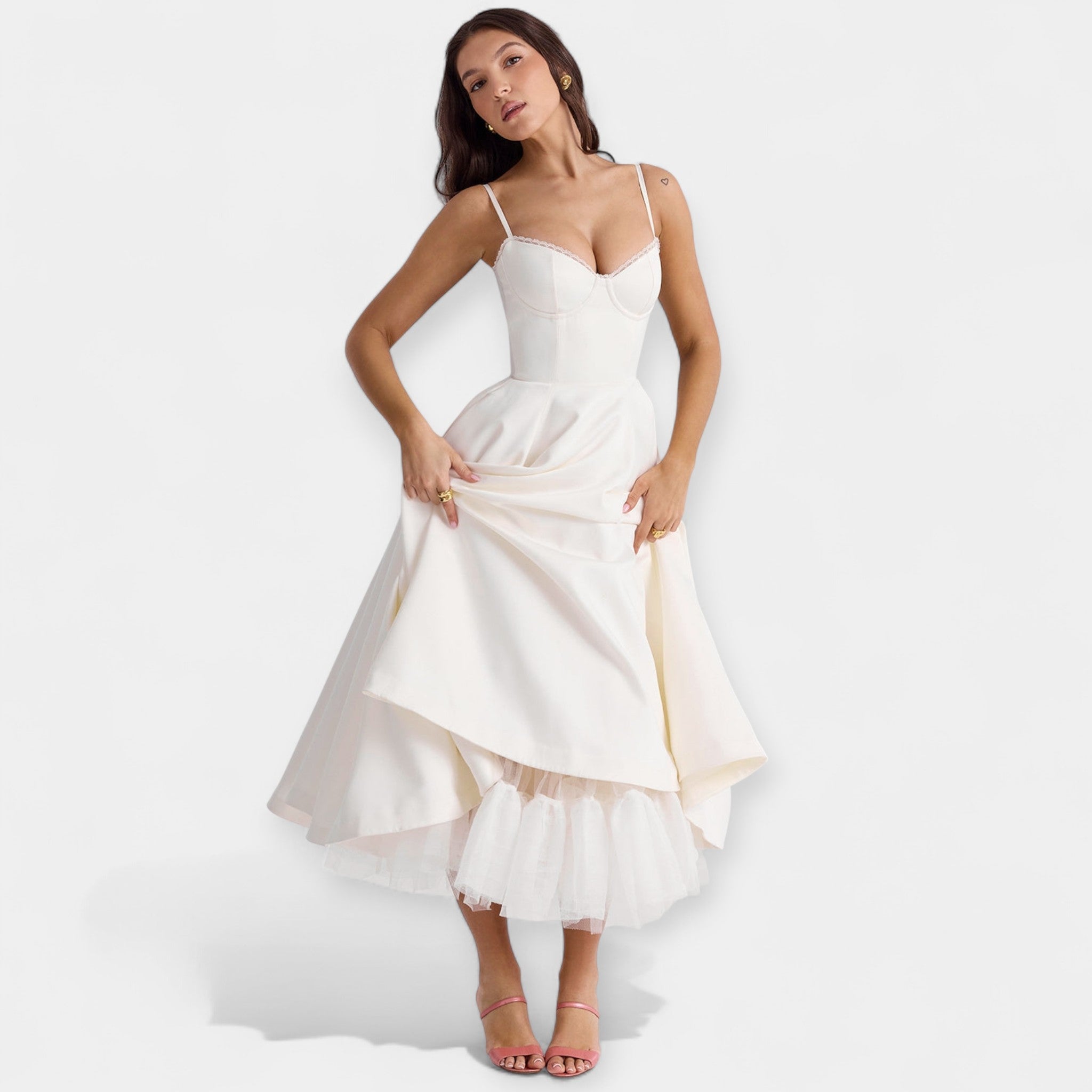 Midi Kleid Tiuliga ja Stiiliga