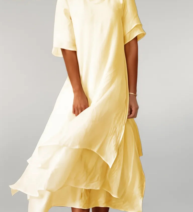 Maja Kleit Elegantsede Volangidega