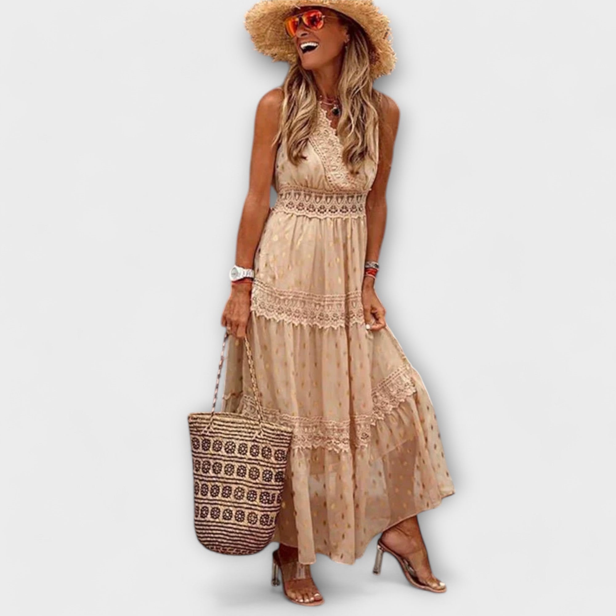 Lola - Maxi kleit boho pitsiga