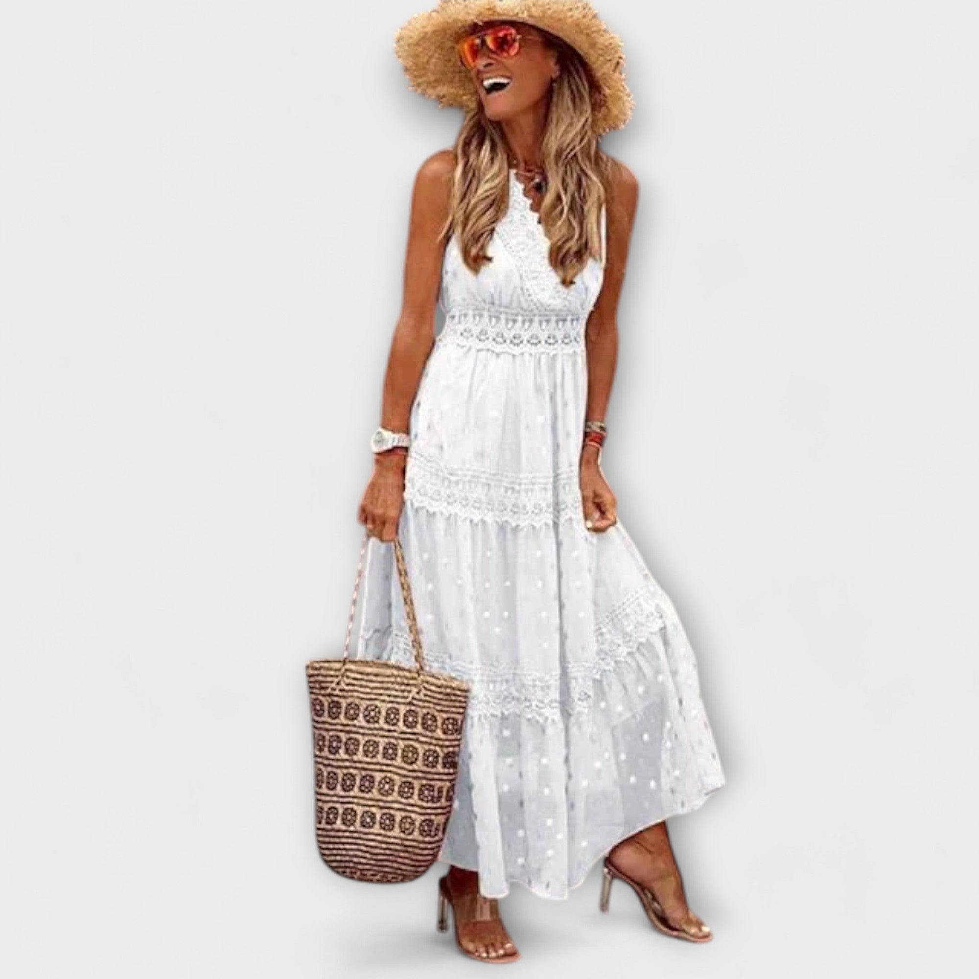 Lola - Maxi kleit boho pitsiga
