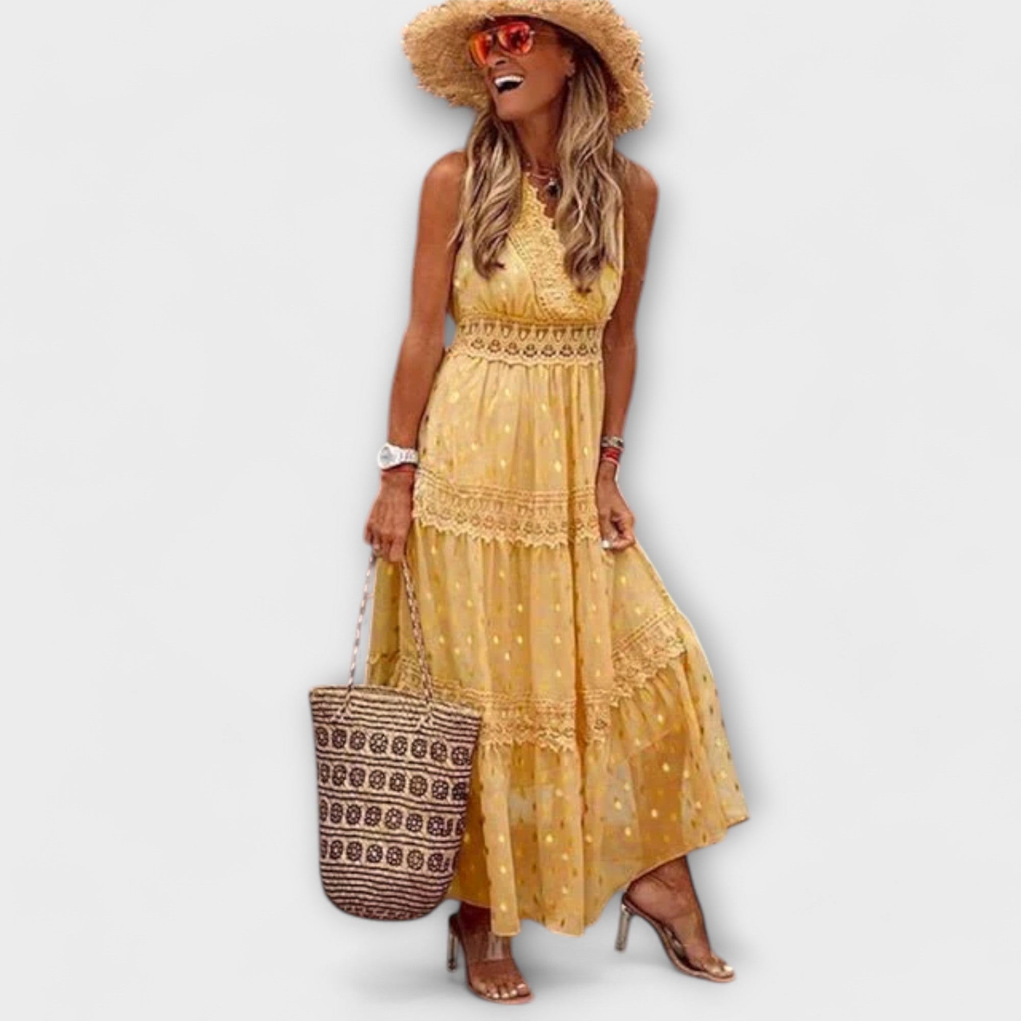 Lola - Maxi kleit boho pitsiga