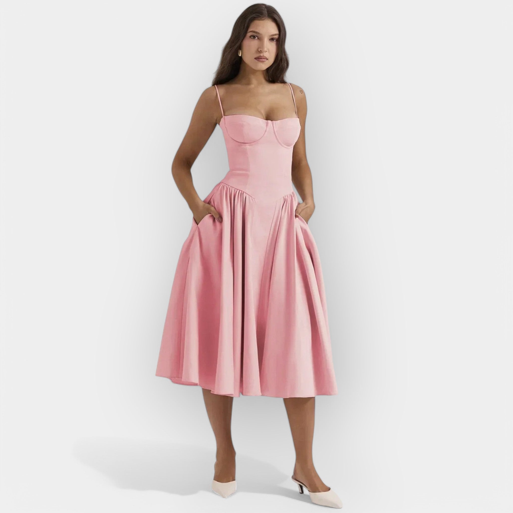 Erakordne Midi Kleid Vasaraks