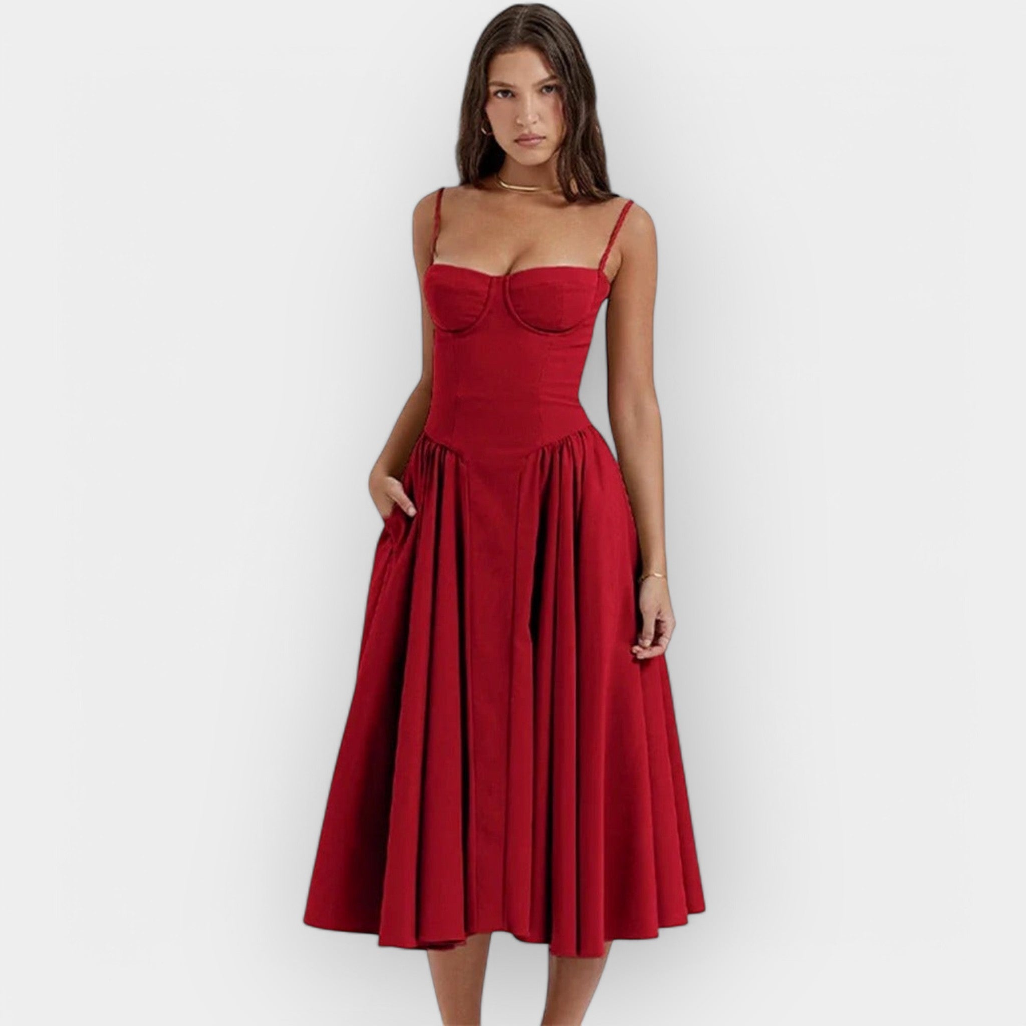 Erakordne Midi Kleid Vasaraks